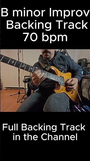 B Minor Rock Ballad Guitar Solo – Part 1 🎸 #backingtrack #guitar #guitarjam #guitarist #guitarsolo