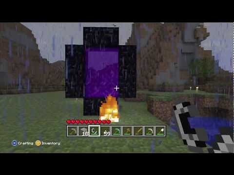 Minecraft Xbox 360 "Into the Nether" Achievement - How to get it.