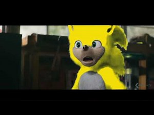 Sonic The Hedgehog Uh Meow But Spongebob Design