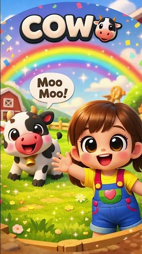 Guess the Animal Sound! 🐄🐶 | Farm Animal Sounds for Kids | Fun Learning Game#preschoollearning