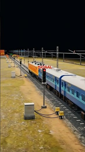 How Do Railway Signals Work Automatically? | Signal System Explained in 3D