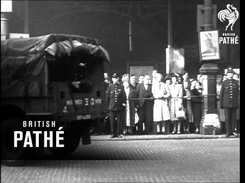 Body Of Duke Of Kent Arrives In London - 26/08/1942 (1942)