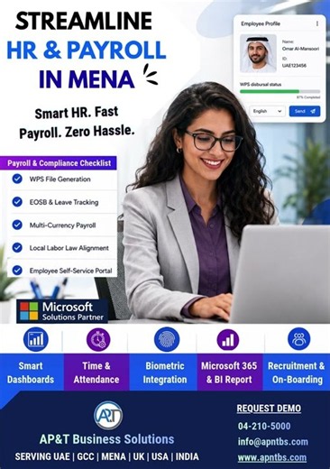 Microsoft Dynamics 365 HR & Payroll Solutions | Training, Demo & Implementation Partner UAE GCC MENA