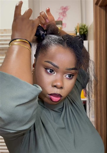 Easy hairstyle to go ✨ - - #naturalhair #naturalhairstyles | Easy Natural Hair Styles