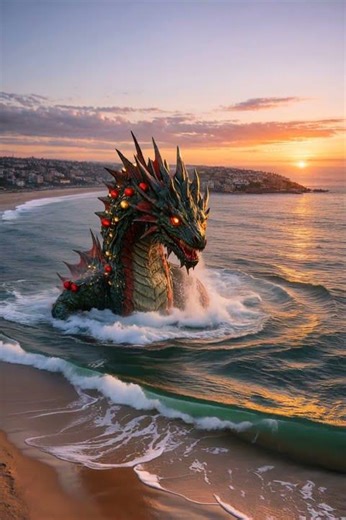 A Mysterious Sea Creature Appears at Bondi Beach | A Quiet New Year Blessing