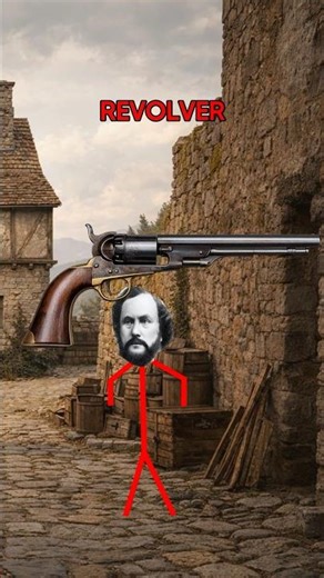 The Invention of the Revolver!!🔫⚙️#shorts #facts