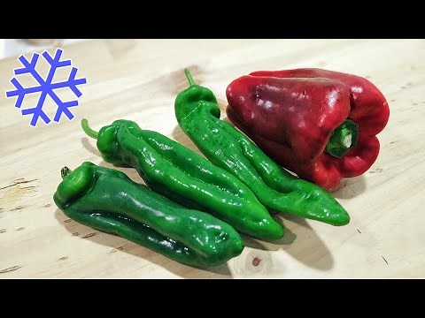 How to freeze peppers - easy homemade method