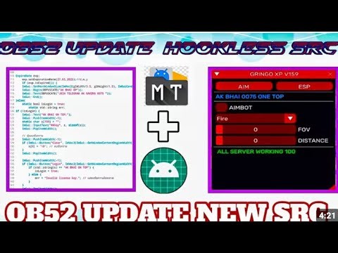 OB52 UPDATE AIMKILL SRC | HOW TO UPDATE SRC | HOW TO MAKE MOD MENU