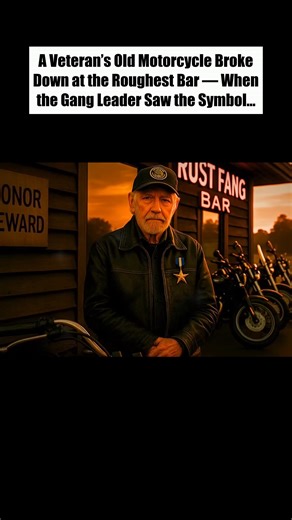A Veteran’s Old Motorcycle Broke Down at the Roughest Bar — When the Gang Leader Saw the Symbol… | Boots on Ground