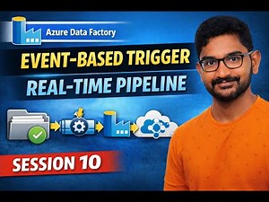 10. Event Based Trigger in ADF | Real Time File Trigger Azure Data Factory Tutorial