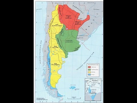Tipos de climas de Argentina en seis minutos