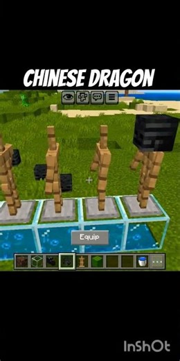 Chinese dragon HACK in Minecraft.