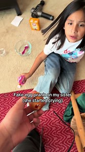 Fake Egg Prank on Sister (She Cried)