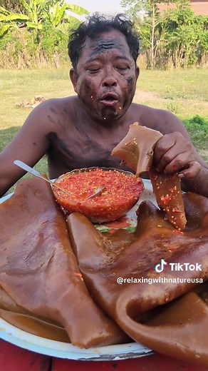Yummy cow skin braised with chili recipe #tiktokfood #chili #yummy | cow