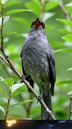 Gray Catbird #BeautifulBirdSong #NatureMelody #WildlifeReels #BirdTok #NatureSounds #SongBird #Epic