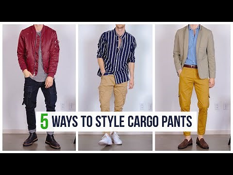 5 Ways to Style Cargo Pants (Dapper, Casual, & Street) | Outfit Inspiration | Men’s Fashion