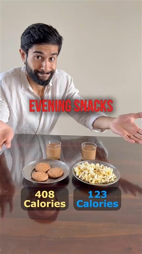 Evening snacks done Right vs Wrong #food #health #fitness #nutrition