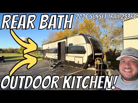 Rear Bath Travel Trailer | 2026 Sunset Trail 253RB