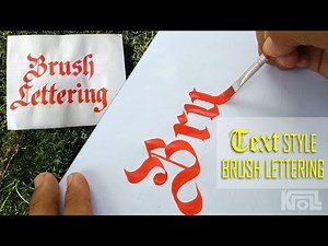 BRUSH LETTERING #7 | Brush Lettering
