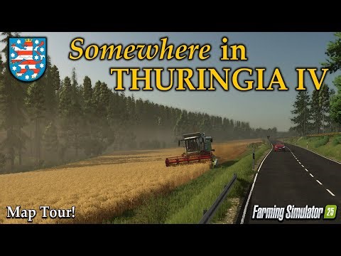 SOMEWHERE in THURINGIA IV?! NEW MOD MAP! (TOUR/REVIEW!) Farming Simulator 25