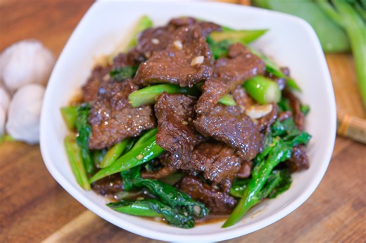 If you are looking for an easy and delicious meal to make tonight, look no further than this authentic beef and broccoli recipe! Unlike the typical American Chinese takeout version, this dish is flavored with a touch of satay sauce and fish sauce. Both are popular ingredients in Teochew cuisine. As for the vegetable component, locals like to use Chinese broccoli, also known as gai lan (or jie lan in Mandarin), which adds a unique mustard flavor and a slight sweetness. But don't worry, you can ea