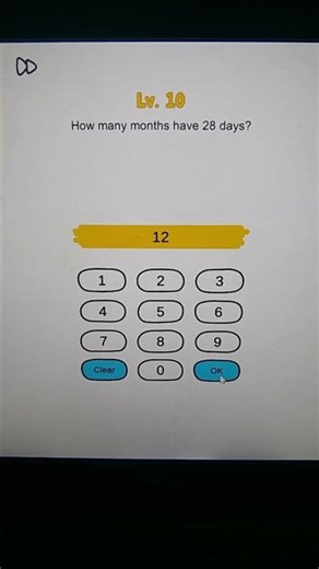 How many months have 28 days? mind test level-10