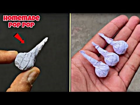 Make Your Own Diwali Pop Pop 😱 Easy & Simple trick 💥 Diwali Pop Pop Pataka Homemade