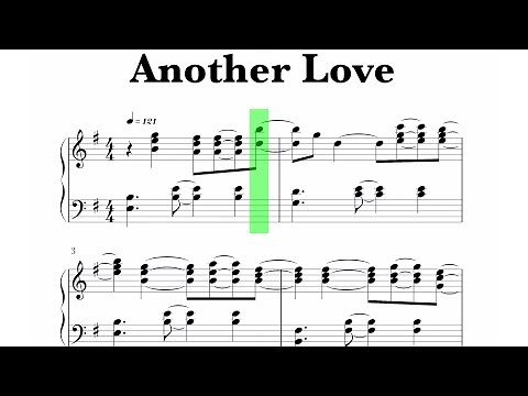 Tom Odell - Another Love Sheet Music
