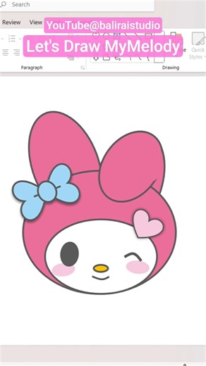My Melody speed drawing | how to draw? ‪@baliraistudio‬