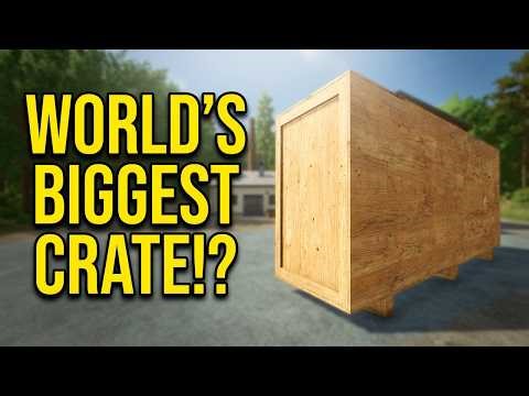I SPENT HOURS BUILDING THE BIGGEST WATERMELON CRATE EVER