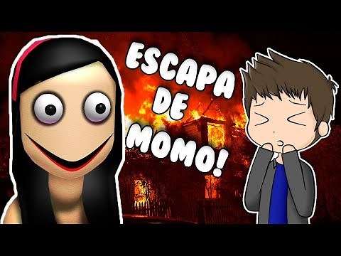 MOMO CHASES ME IN ROBLOX | Cerso Roblox Momo Obby en español