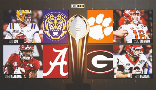 Ranking the 10 national champions during the four-team College Football Playoff era