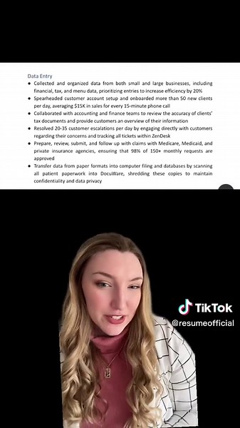 Crafting a Stellar Data Entry Resume: Tips and Tricks