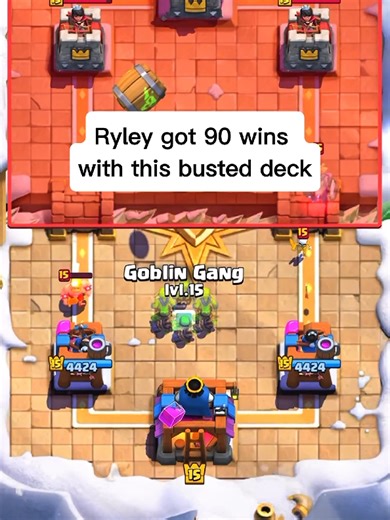 Ryley got 90 wins with this busted deck #ryleycr #ryley #jynxzi #clashroyale #goviral