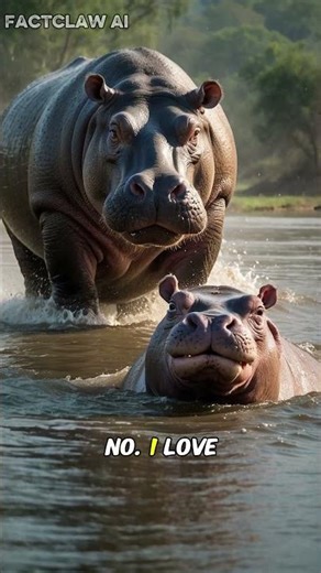 Five Mistakes You Should Never Do During a Hippo Encounter! #facts #hippo #animalfacts