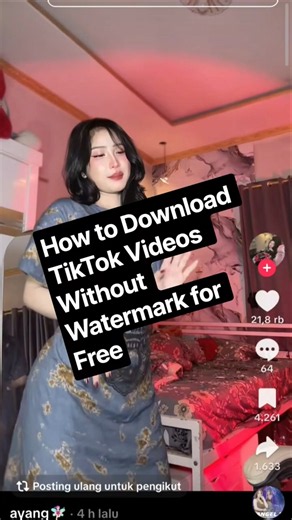How to Download TikTok Videos Without Watermark for Free #tiktokdownloader