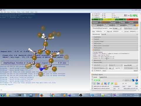 Using OLEX2 as a tool for finishing your CIF file