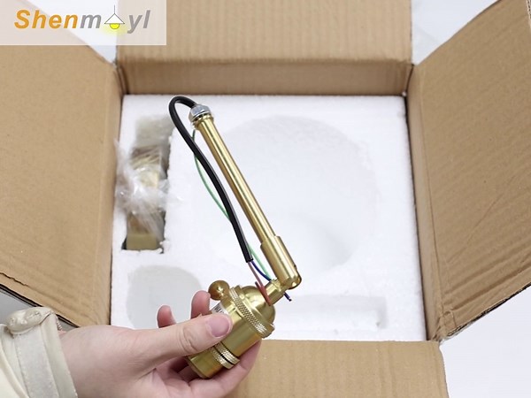 Shenmoyl Vintage Wall Sconce with Black Pleated Ceramic Lampshade 180 Degree Adjustable Brass Sconces Wall Lighting Fixture with Switch for Bedside Bedroom Doorway