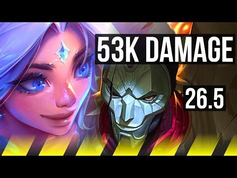 ZERI & Lulu vs JHIN & Nami (ADC) | 53K damage, Good KDA: 17/2/3 | EUW Master | 26.5