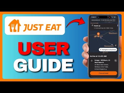 How to Use Just Eat Courier App 2025!