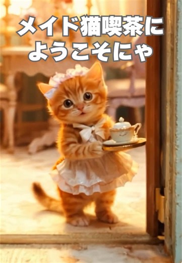 メイド猫喫茶で癒しの時間を楽しもう