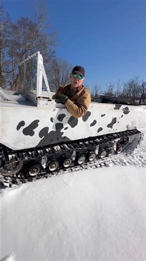 Taking a short break after whirling around in our M29 Weasel! #portrayaltv