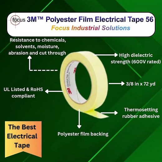 3M Polyester Film Electrical Tape 56 – High Temperature Insulation & Protection Explained