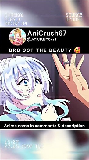 ▪︎ Bro Got The Beauty 💍👁🥰❤️ ▪︎ || #anime #shorts
