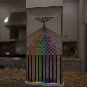 133K views · 795 shares | Tabuleiro de Galton, um clássico das aulas de probabilidade (O formato está certo, mas a separação das cores é falsa) Inscreva-se: https://www.youtube.com/user/cursogustavoviegas | Toda a Matemática | Facebook