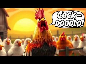 Chickens Clucking & Rooster Crowing – Real Farm Animal Sounds