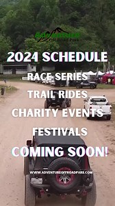 12 reactions | The AOP 2024 Schedule is coming soon! We’ve got a variety of events planned for next year that includes off road racing, trail rides, charity events and festivals. Stay tuned! #offroading #aop #4wd #rockbouncing #offroadracing #sxs | Adventure Offroad Park & Nature Center | Facebook