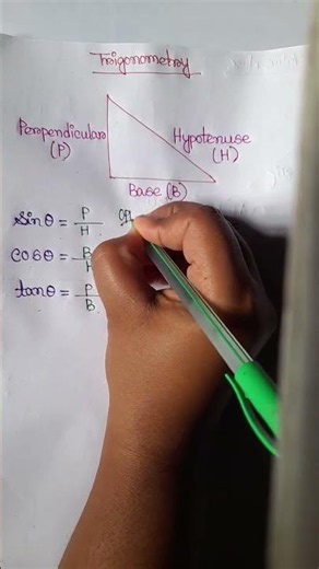Sin cos tan formula #maths #trigonometry