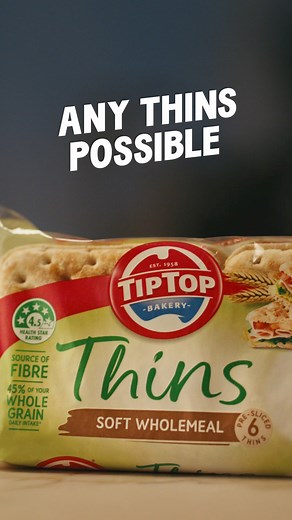 Breakfast, lunch, snack, dinner. Sweet, salty, savoury toppings or fillings… Any Thins possible with Tip Top Thins. | Tip Top