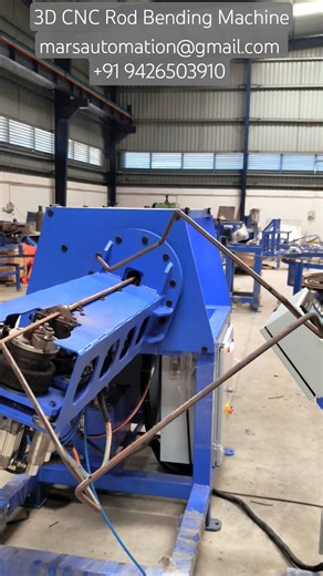 3D CNC Rod Bending Machine, 12mm 3D CNC Rod Bending, Fuel Tank Hanger Rod Bending #wireworks #cnc